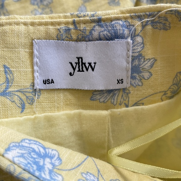 YLLW THE LABEL - HARMONY LINEN SKIRT — BUTTER TOILE Size XS - Picture 16 of 16